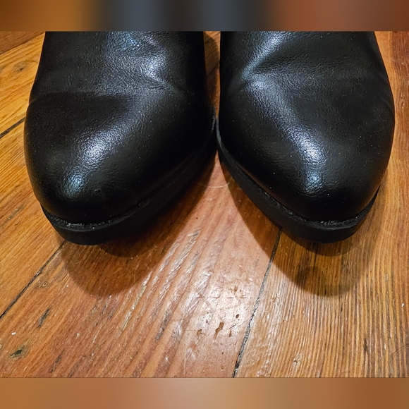 Black Vegan Leather Boot - Picture 5 of 11